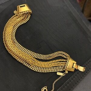 Monet Gold-Tone Multi-Strand Bracelet